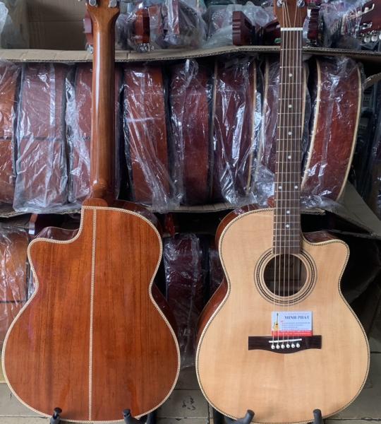 Guitar Acoustic Gỗ hồng đào cao cấp MP-A7 dáng A khuyết