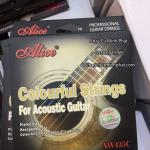 Dây đàn guitar acoustic alice AW435C ( 6 màu)
