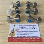 Khóa đàn guitar acoustic màu bạc (khóa đúc)