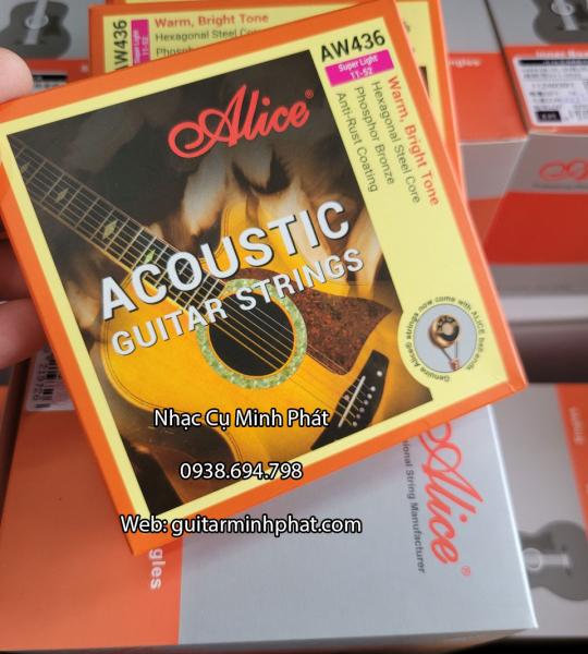 Dây đàn guitar acoustic alice AW436