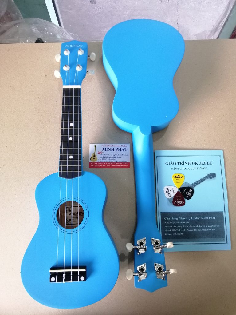 Đàn ukulele màu xanh dương giá rẻ chất lương