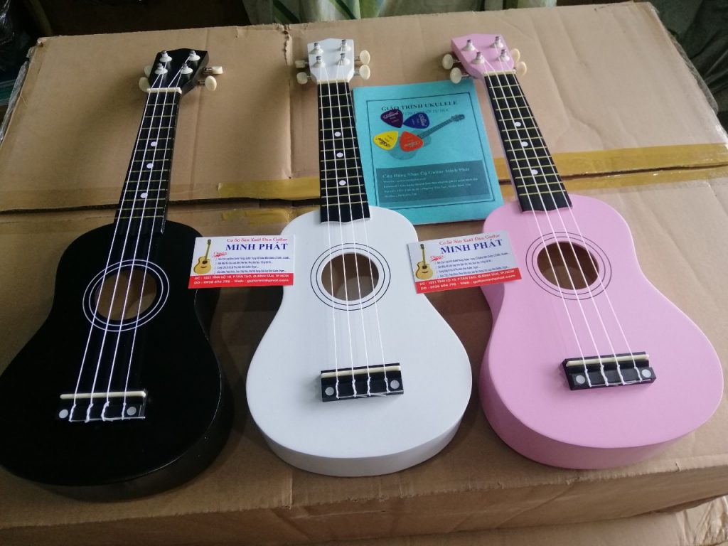 đàn ukulele soprano nhiều màu sắc